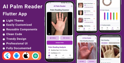 AI Palm Reader Flutter App | Palm AI | AI Palm Reading