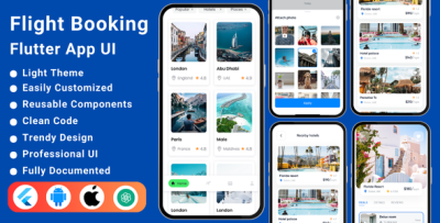 AI-Powered Flight Booking Flutter App Template | Flight Ticket Booking | Flight App