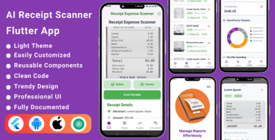 AI-Powered Receipt Scanner & Expense Tracker | AI Finance Assistant App