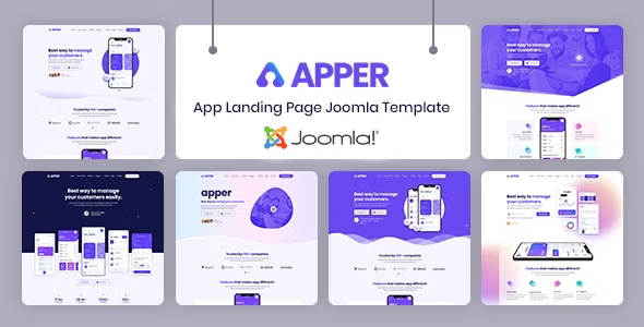 APPER - App Landing Page Joomla 5 Template APPER - App Landing Page Joomla 5 Template