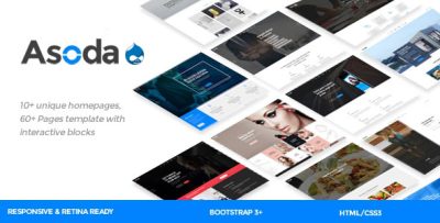 Asoda - Multi-Purpose Responsive Drupal 7 Theme