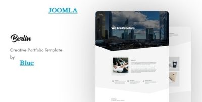 Berlin - OnePage Portfolio Joomla Template