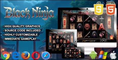 Black Ninja - HTML5 Slot Machine