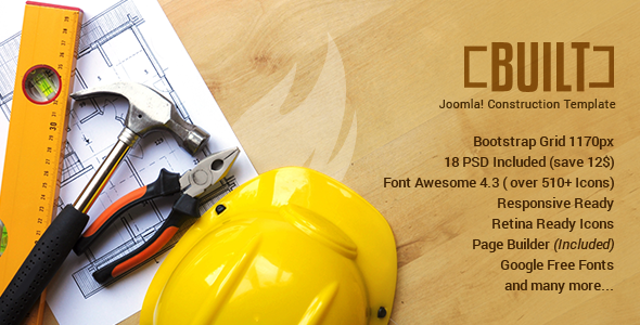 BUILT | Construction Business Joomla Template BUILT | Construction Business Joomla Template