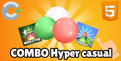 Casual Fun Pack - 3 Addictive HTML5 Games with Source Code