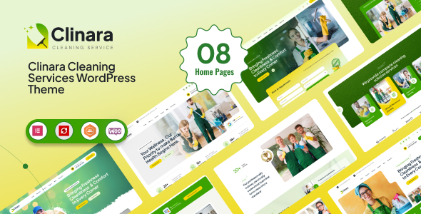 Clinara - Cleaning Services WordPress Theme Clinara - Cleaning Services WordPress Theme