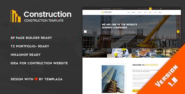 Construction - Building & Architect Joomla 4 Template Construction - Building & Architect Joomla 4 Template