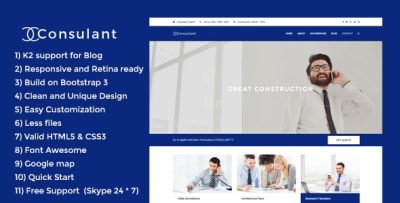 Consulant - Corporate & Business Joomla Template