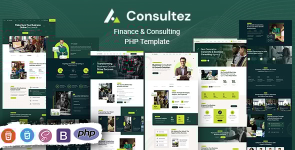 Consultez - Finance & Consulting PHP Template Consultez - Finance & Consulting PHP Template