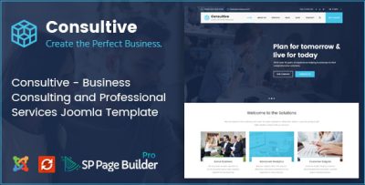 Consultive - Business Consulting and Professional Services Joomla Template