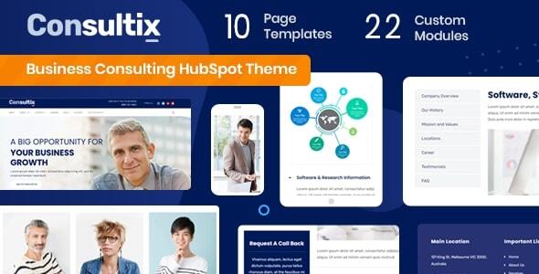 Consultix - Business Consulting HubSpot Theme Consultix - Business Consulting HubSpot Theme
