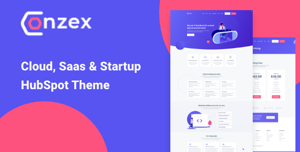 Conzex - Cloud, Saas & Startup HubSpot Theme Conzex - Cloud, Saas & Startup HubSpot Theme