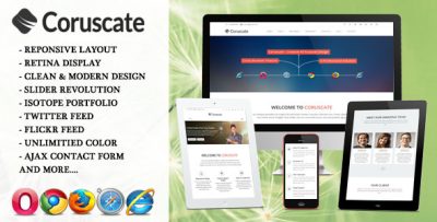 Coruscate - Multi-Purpose Joomla Template