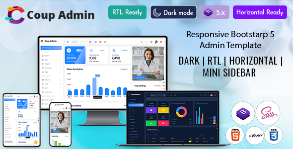 Coup - Bootstrap Admin Dashboard HTML Template Coup - Bootstrap Admin Dashboard HTML Template