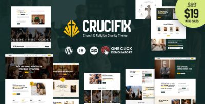 Crucifix - Church & Religion WordPress Theme