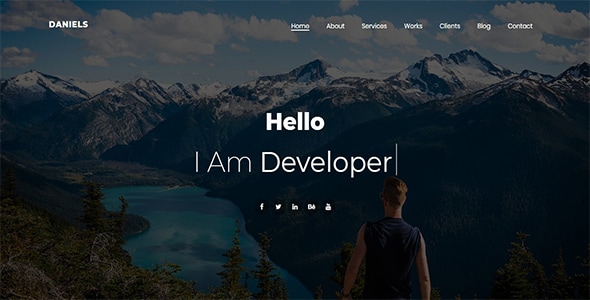 Daniels - Onepage Portfolio Joomla! Theme Daniels - Onepage Portfolio Joomla! Theme