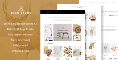 DeerStore - eCommerce Joomla Template