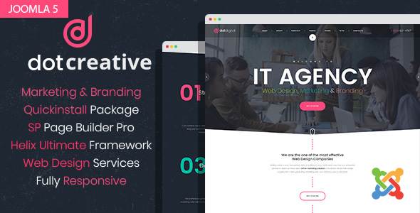 DotCreative – Joomla 5 Web Design Agency Template DotCreative – Joomla 5 Web Design Agency Template