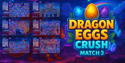 Dragon Eggs Crush - Match 3