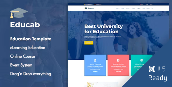 Educab - University Education Joomla 5 Template Educab - University Education Joomla 5 Template