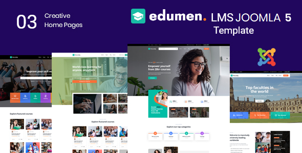 Edumen – Joomla 5 Education Template With Page Builder Edumen – Joomla 5 Education Template With Page Builder