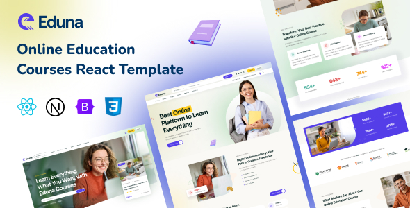 Eduna - Online Education Courses React NextJs Template Eduna - Online Education Courses React NextJs Template