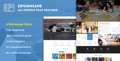 Eduonline - Education & University Joomla Template