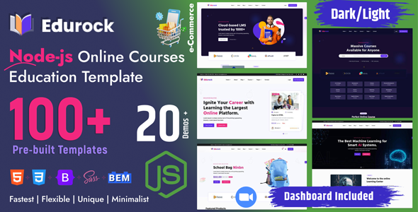 Edurock - Express.js Education Template Edurock - Express.js Education Template