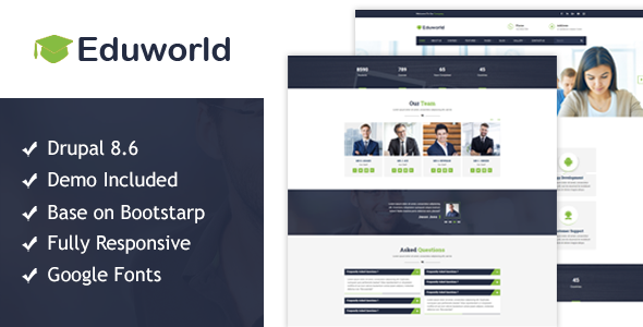 Eduworld-Education, Courses Online Drupal 8.6 Theme Eduworld-Education, Courses Online Drupal 8.6 Theme