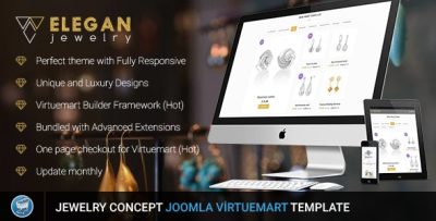 Elegan - Virtuemart Responsive Jewelry Template