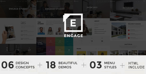 Engage - Creative One Page Parallax Drupal 7.6 Theme Engage - Creative One Page Parallax Drupal 7.6 Theme