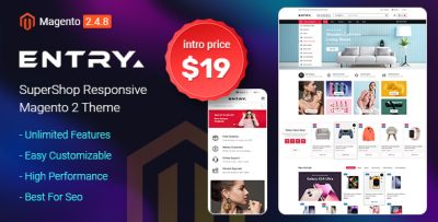 Entry - SuperShop Responsive Magento 2 Theme