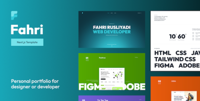 Fahri - Personal Portfolio Next.js Template