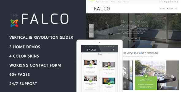 Falco - Responsive Multi-Purpose Joomla Theme Falco - Responsive Multi-Purpose Joomla Theme