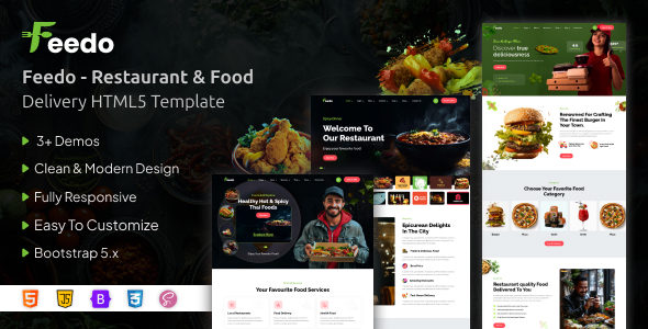 Feedo - Restaurant & Food Delivery HTML Template Feedo - Restaurant & Food Delivery HTML Template