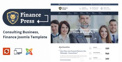 Finance Press - Consulting Business Joomla Template