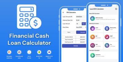 Financial Cash Loan Calculator with AdMob Ads Android