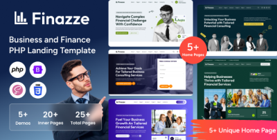 Finazze - Business and Finance Landing PHP Template