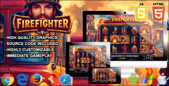 Firefighter - HTML5 Slot Machine Firefighter - HTML5 Slot Machine