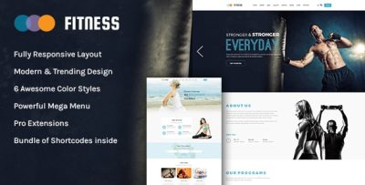 Fitness - Responsive Joomla Yoga Club Template