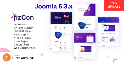 Fizcon - Event Joomla Template