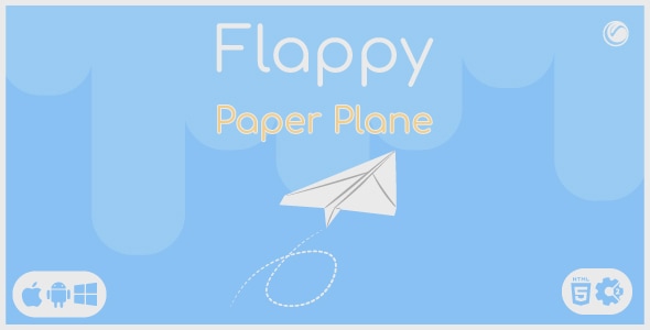 Flappy Paper Plane | HTML5 Construct Game Flappy Paper Plane | HTML5 Construct Game