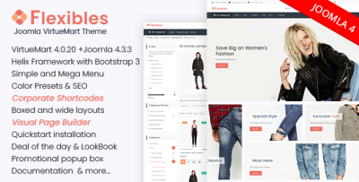 Flexibles - Fashion VirtueMart Template
