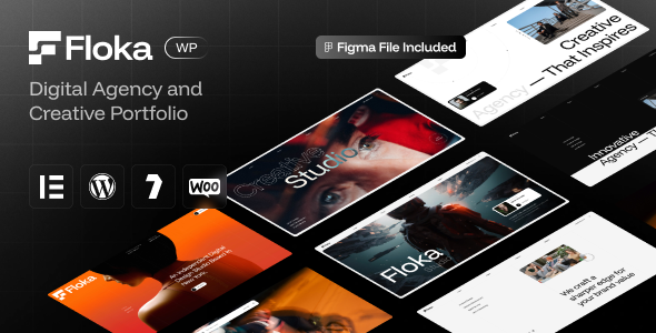 Floka - Digital Agency & Portfolio WordPress Theme Floka - Digital Agency & Portfolio WordPress Theme