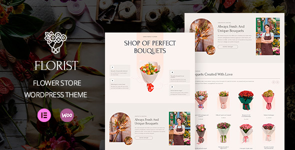 Florist - Flower Store WordPress Theme Florist - Flower Store WordPress Theme