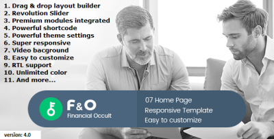 F&O - Finance Occult Multipurpose Drupal 9