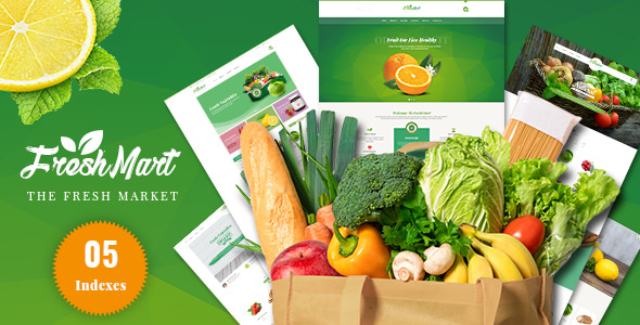 Freshmart - Organic Food Joomla Template Freshmart - Organic Food Joomla Template