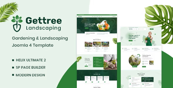 Gettree - Garden & Landscaping Joomla 5 Template Gettree - Garden & Landscaping Joomla 5 Template