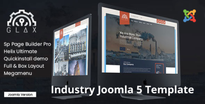 Glax | Joomla 5 Industry And Construction Template