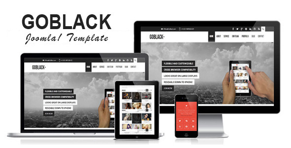 Goblack - Multi-Purpose Joomla Template Goblack - Multi-Purpose Joomla Template